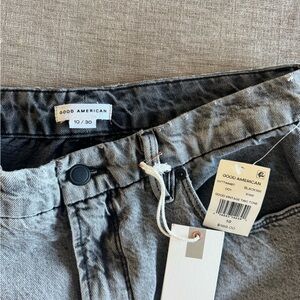 Good American Black and Gray Denim